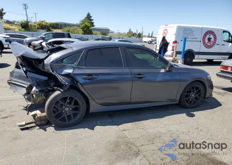 2022 Honda Civic Sport из США, поврежденный, VIN 2HGFE2F51NH536731